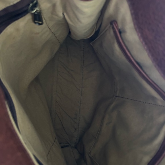 Duluth Trading Co Rich Brown Leather Tote - Picture 7 of 12